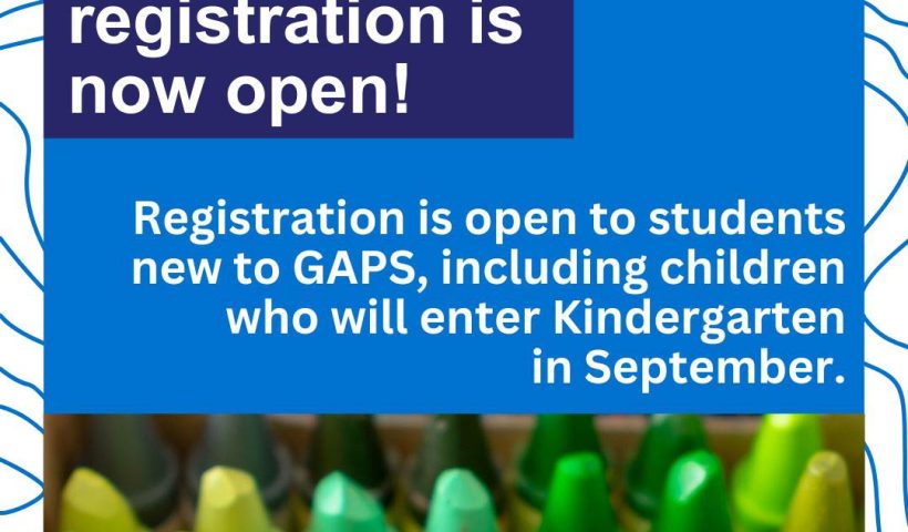 New student registration is now open!